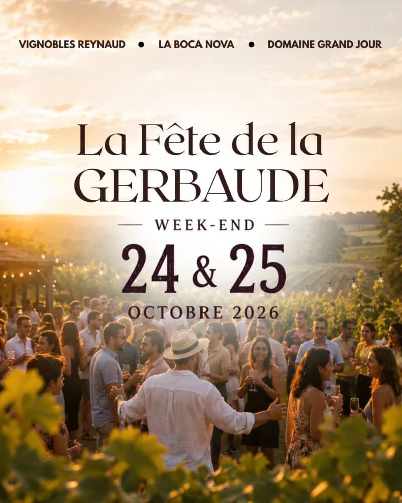 Image 1 : La fête de la Gerbaude aux vignobles Reynaud background