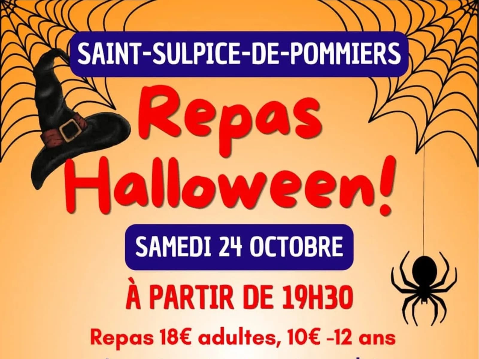 Image 1 : Repas Halloween background
