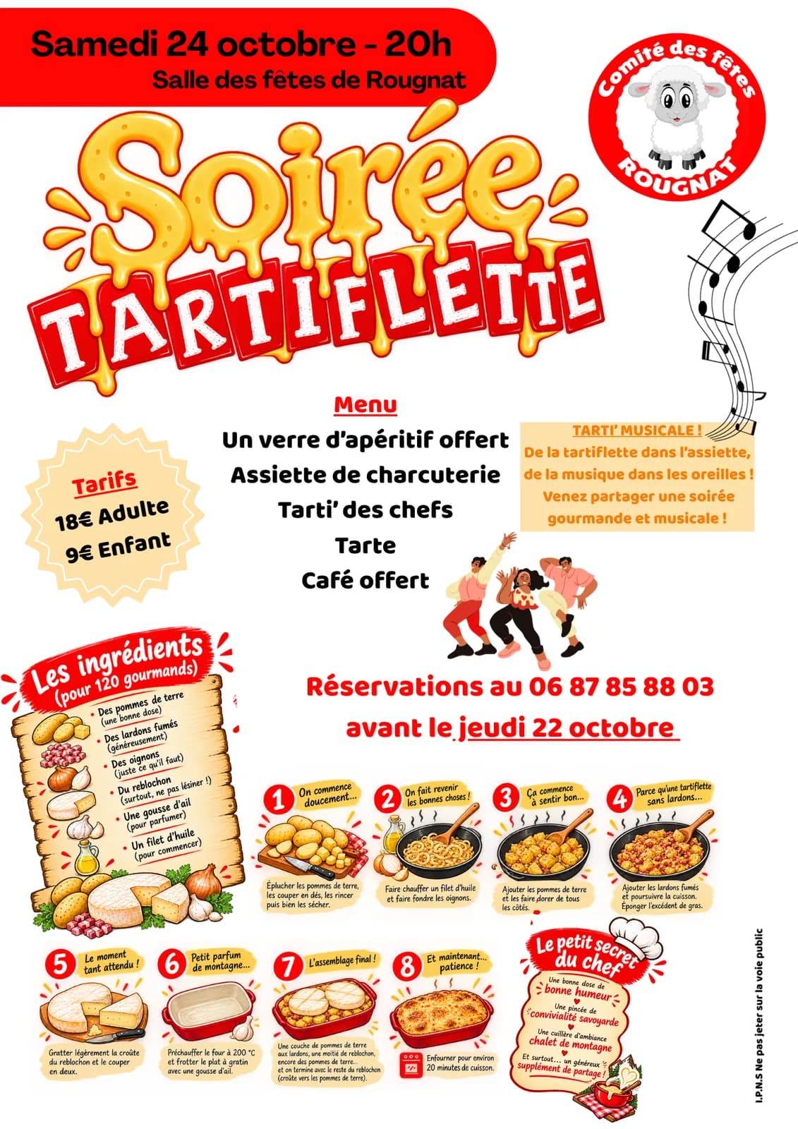 Image 1 : Soirée tartiflette background