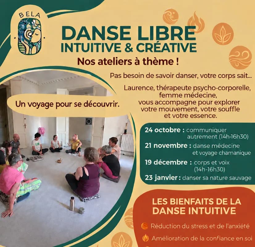 Image 1 : Atelier danse libre à thème background