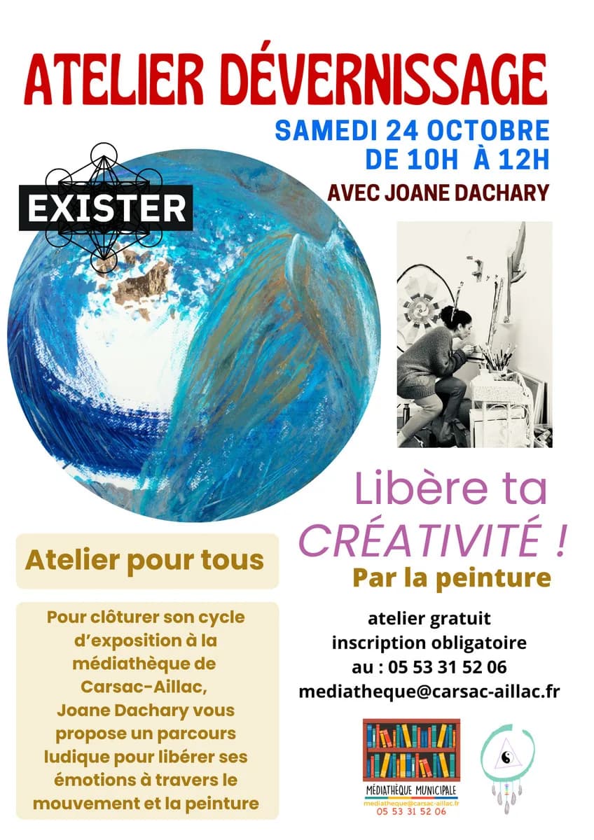 Image 1 : Atelier dévernissage – Libère ta créativité par la peinture background