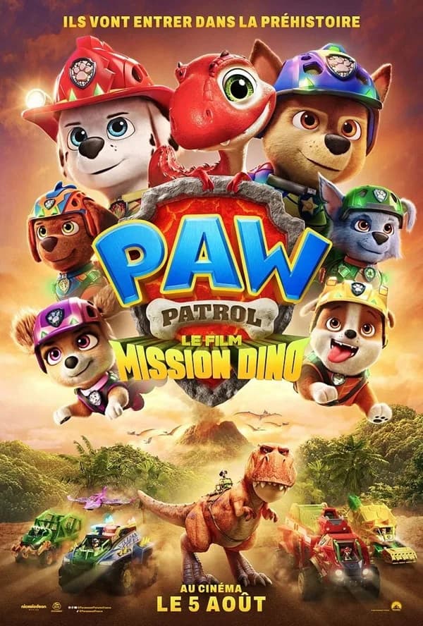 Image 1 : Cinéma - La Pat' Patrouille : Le film mission Dino background