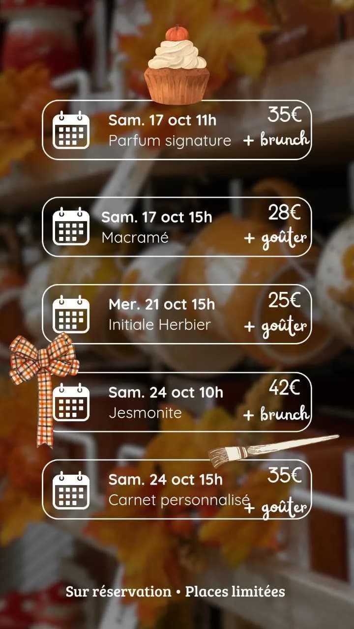 Image 1 : Atelier Carnet personnalisé & Brunch - Maison Tarte background