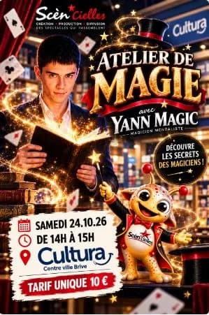 Image 1 : Atelier de magie – Yann Magic chez Cultura background