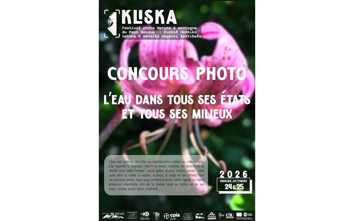 Image 5 : Festival photo Kliska " Nature et montagne du Pays Basque" background