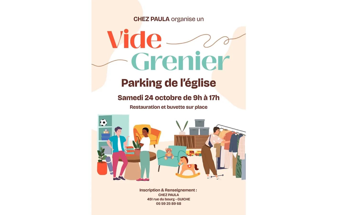 Image 1 : Vide grenier background