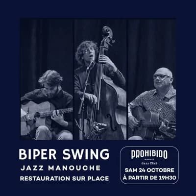 Image 1 : Prohibido Biarritz Jazz Club - Biper Swing background