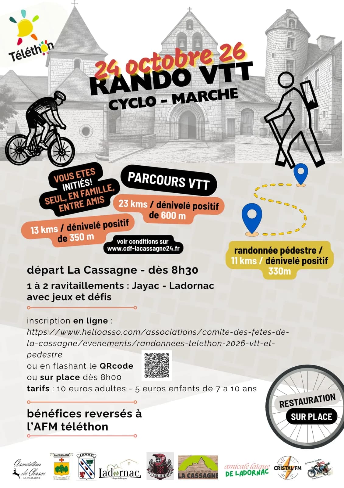 Image 1 : Rando VTT et marche solidaire background