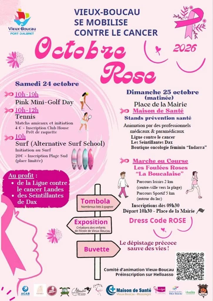Image 2 : Octobre Rose / Mini tournoi de Tennis background