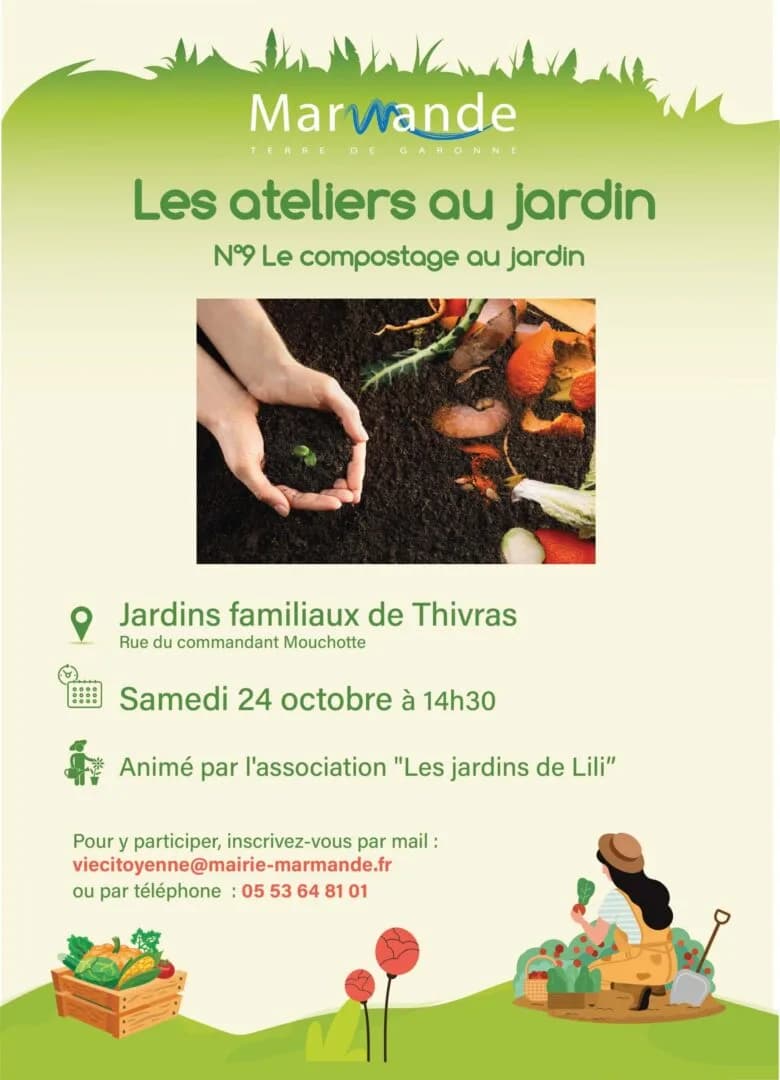 Image 1 : Les ateliers au jardin background