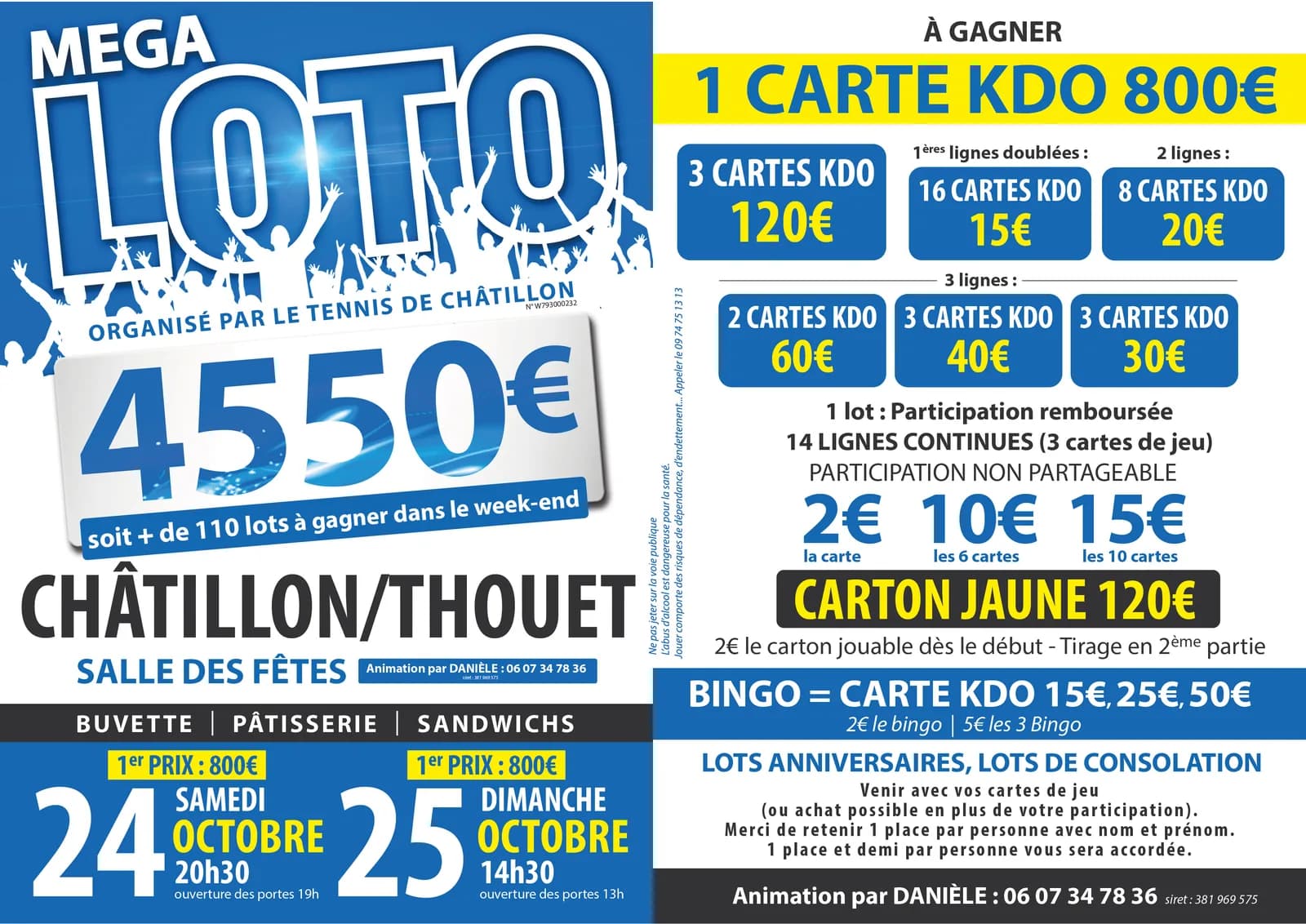 Image 1 : Soirée loto background
