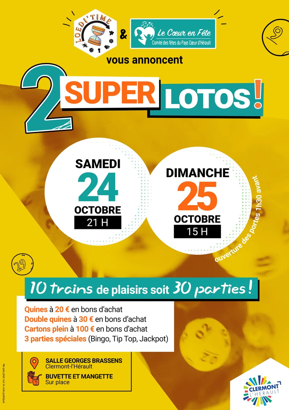 Image 1 : 2 GRANDS LOTOS DE LOEDI'TIME background
