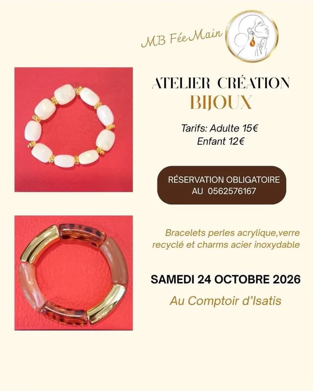 Image 1 : ATELIER CRÉATION DE BIJOUX background
