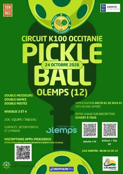 Image 1 : Tournoi de pickleball background