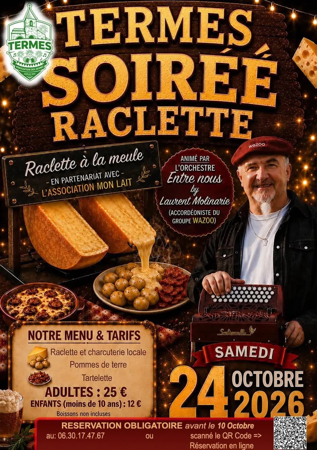 Image 1 : RACLETTE PARTY background
