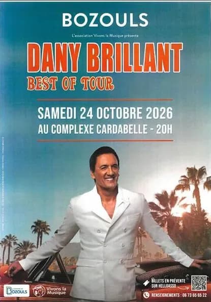 Image 1 : Concert Dany Brillant background