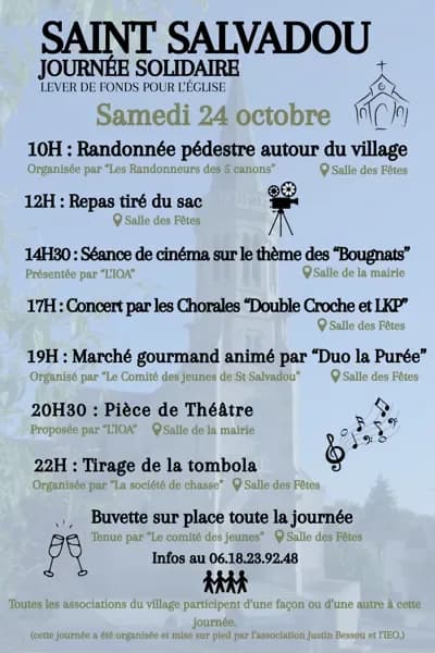 Image 1 : Journée solidaire pour l'église de Saint-Salvadou background