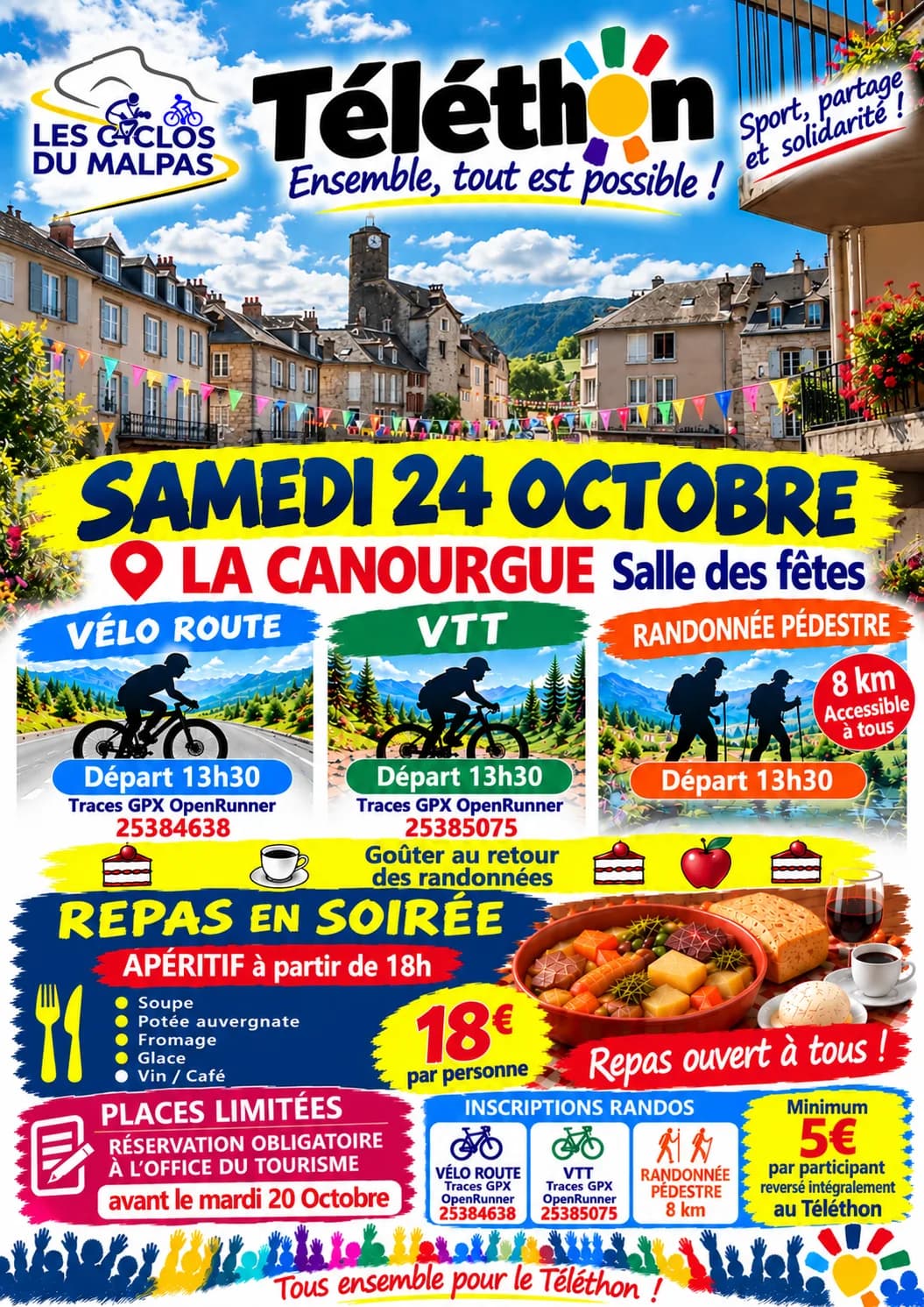 Image 1 : RANDO DU TELETHON - LES CYCLOS DU MALPAS background