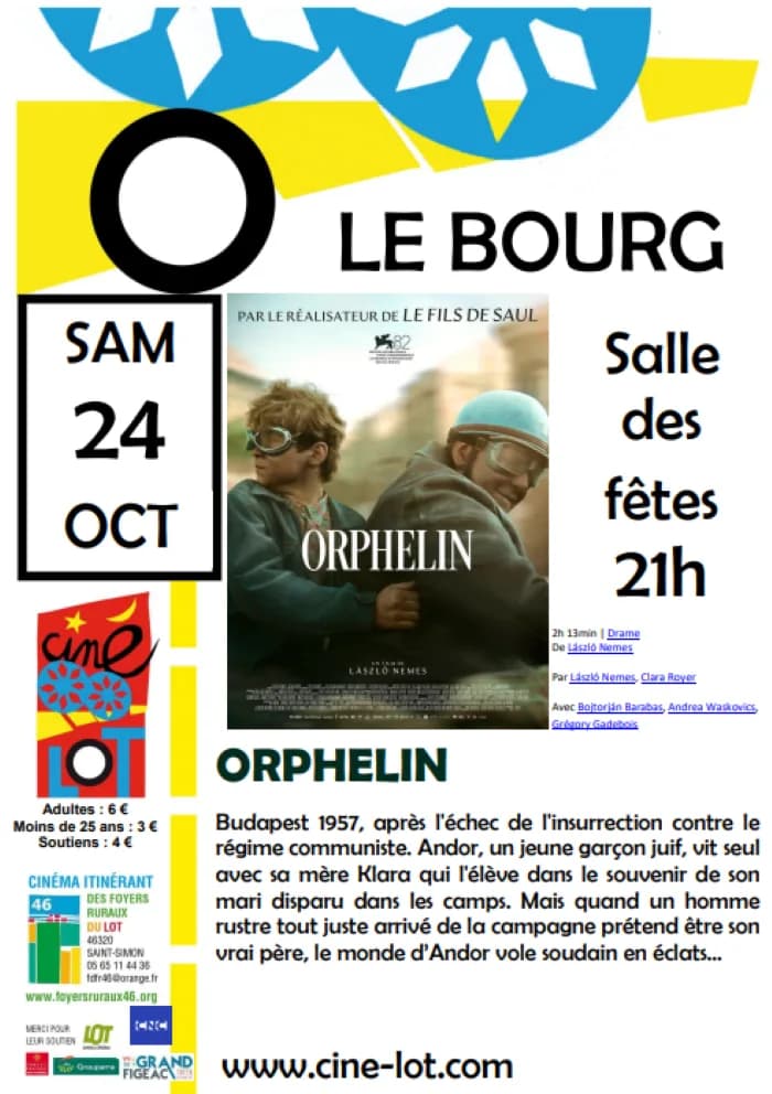Image 1 : Ciné-lot à Le Bourg : «orphelin » background