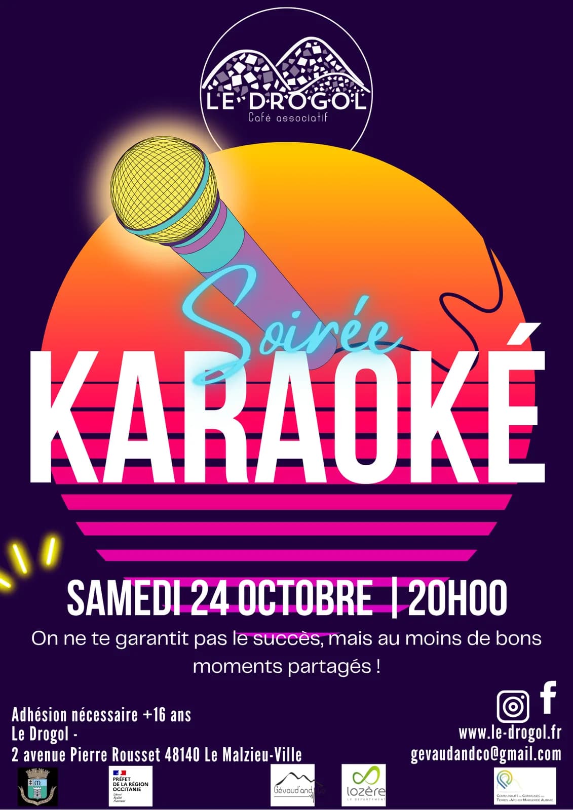 Image 1 : SOIRÉE KARAOKÉ background