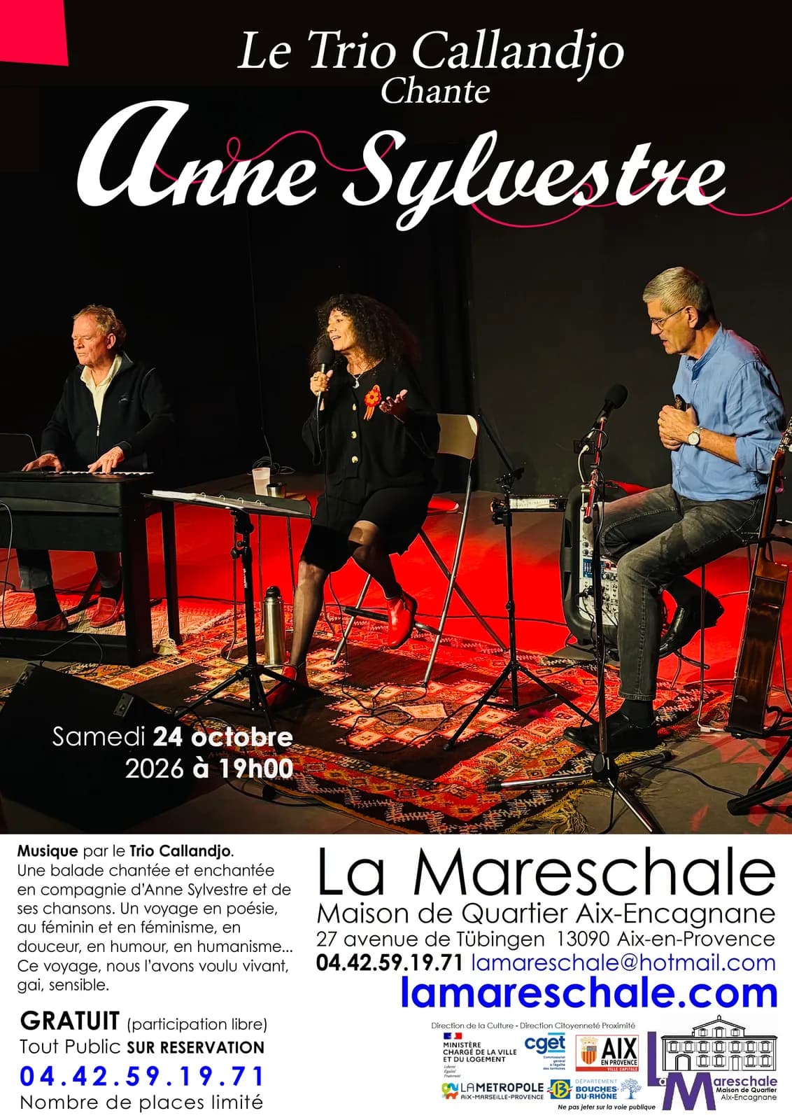 Image 1 : Concert - Anne Sylvestre background