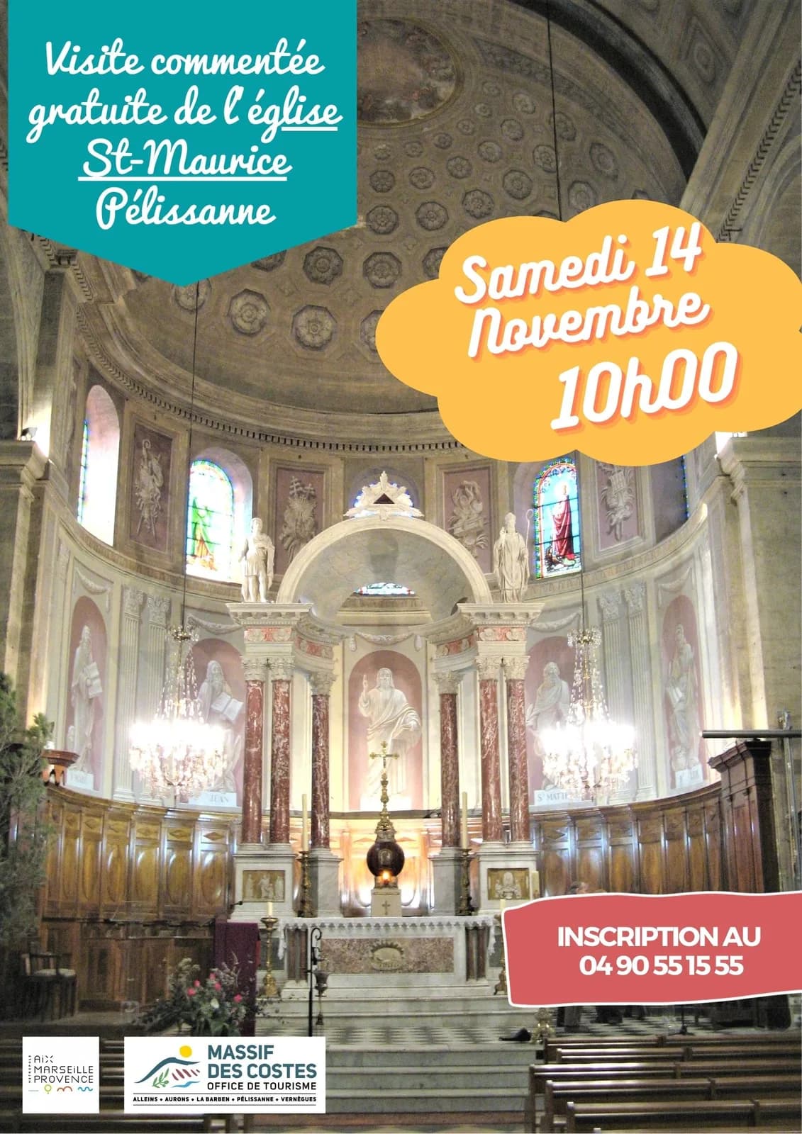 Image 2 : Visite commentée de l'église Saint-Maurice de Pélissanne background