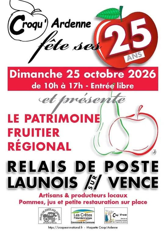 Image 1 : Exposition - Patrimoine fruitier de la région - Croqu'Ardenne background