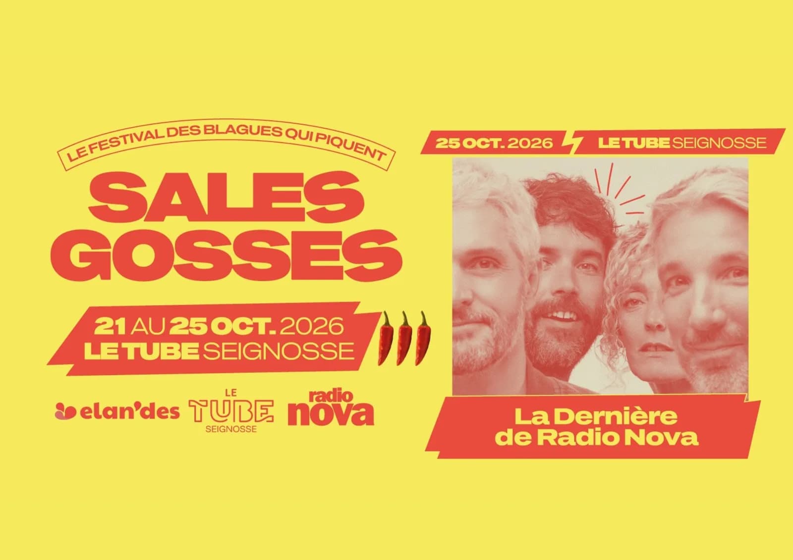 Image 1 : Brunch comedy club + La dernière de Radio Nova background
