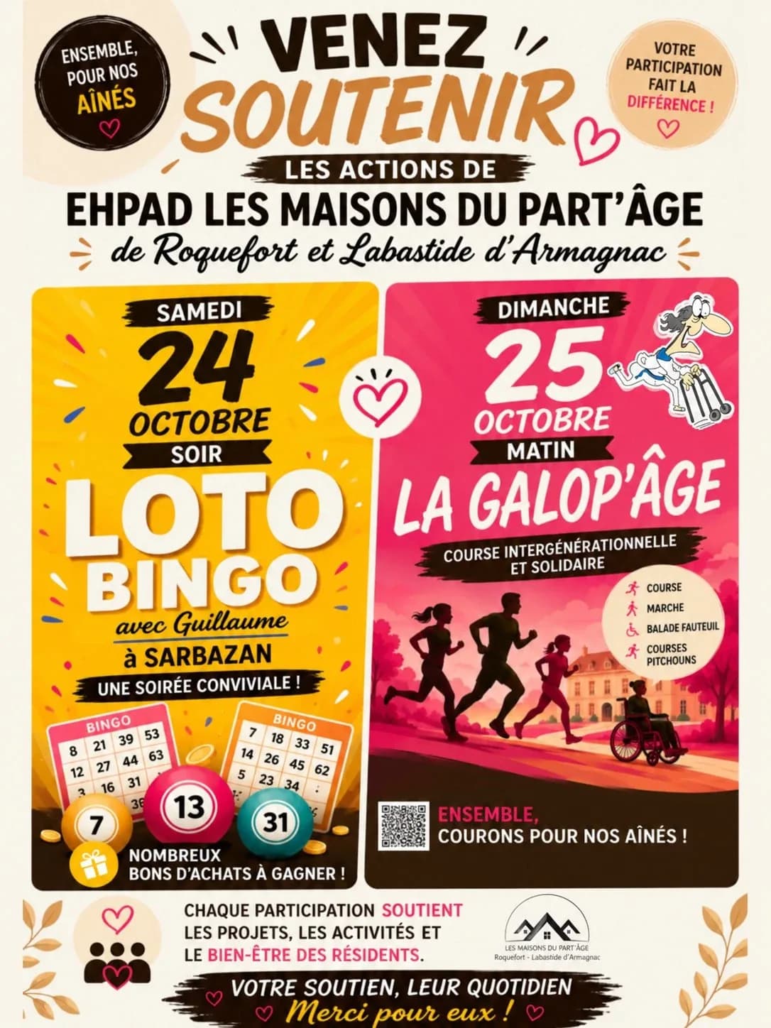 Image 1 : La Galop'âge background