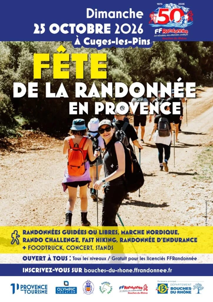 Image 1 : Fête de la randonnee des Bouches du Rhône à Cuges les Pins background
