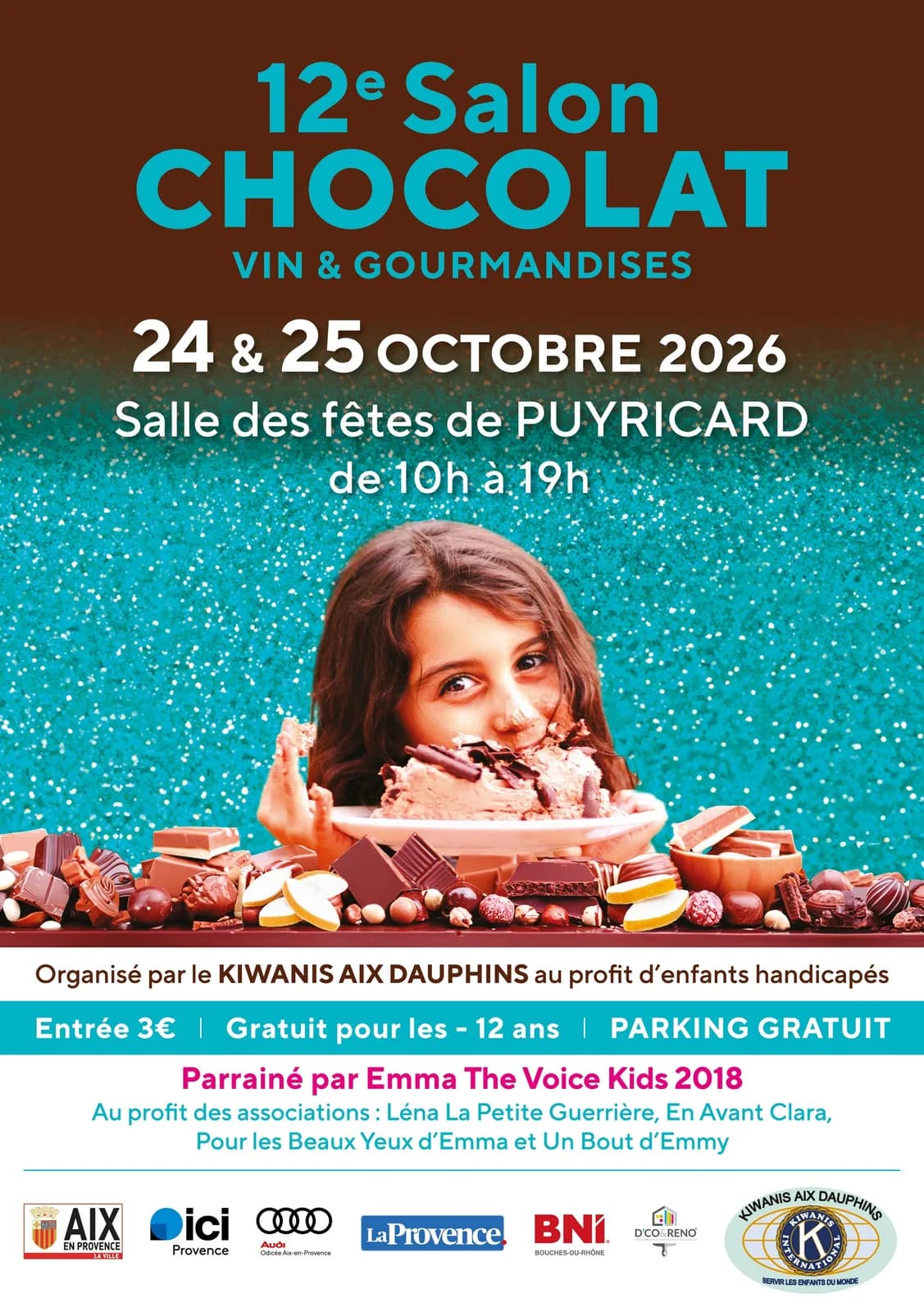 Image 1 : 12e salon du chocolat, vin et gourmandises background