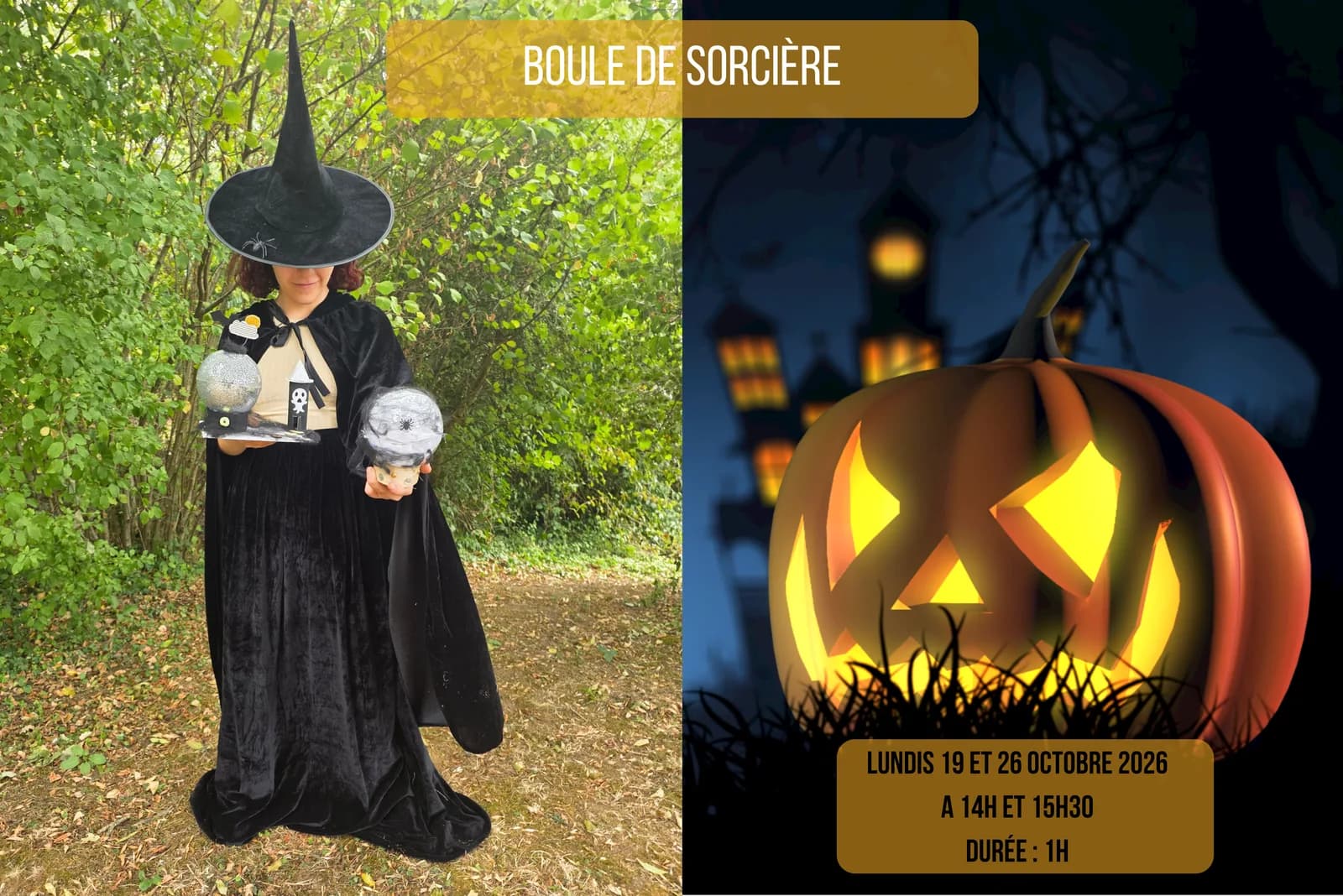 Image 1 : Atelier créatif : boule de sorcière background