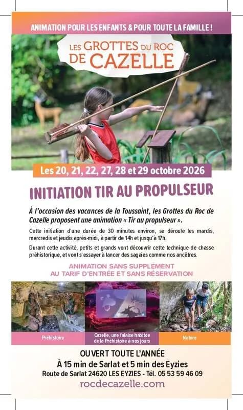Image 1 : Les vacances d'automne aux grottes du Roc de Cazelle background
