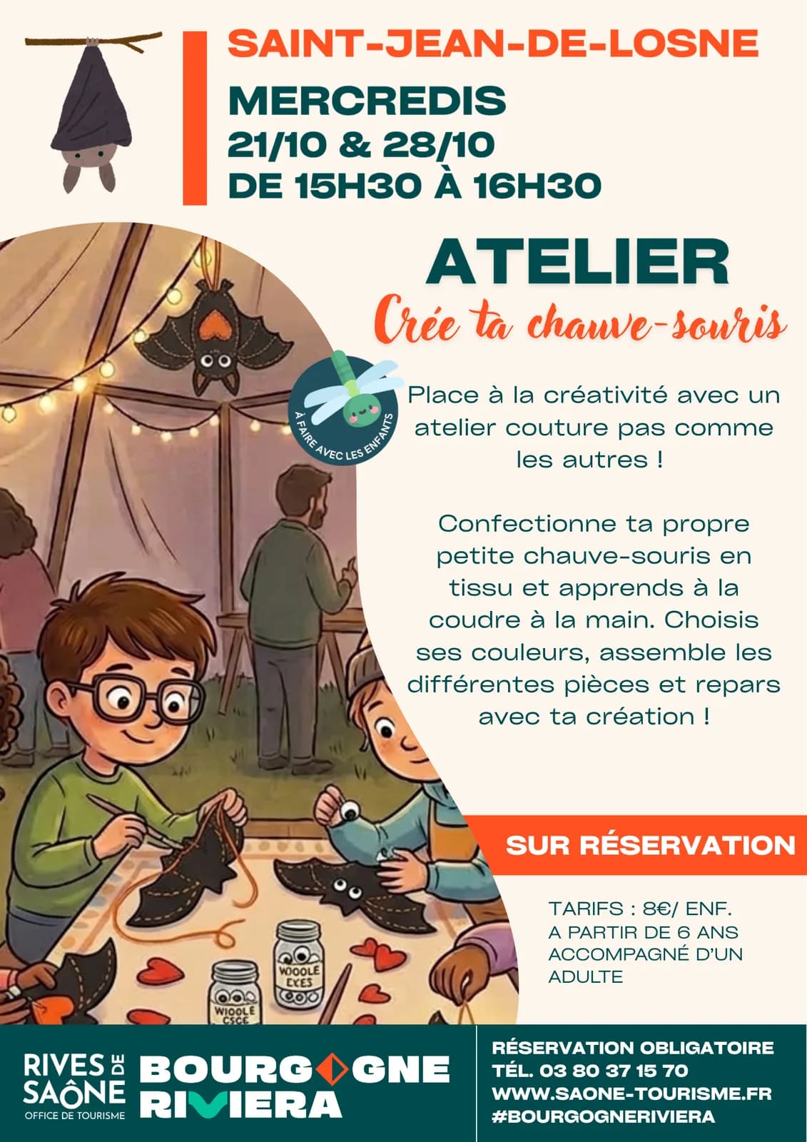 Image 1 : Club des curieux - Crée ta chauve souris background