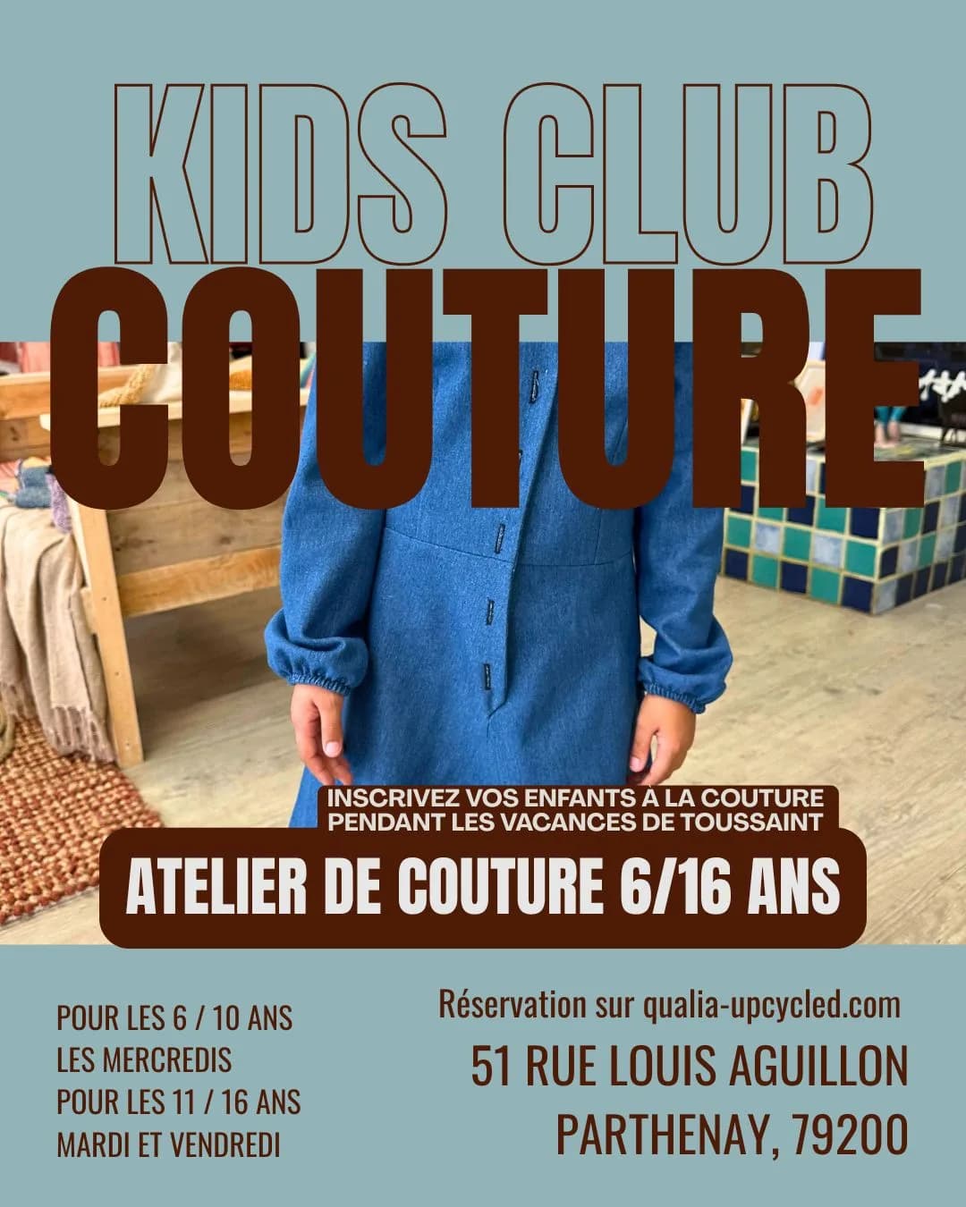 Image 1 : Atelier kids couture background