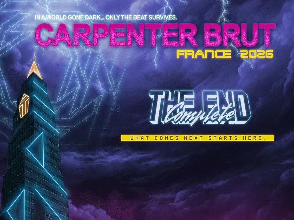 Image 1 : CARPENTER BRUT + 1ERE PARTIE background