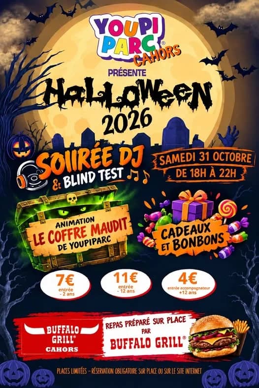 Image 1 : Soirée DJ Halloween au Youpi Parc background