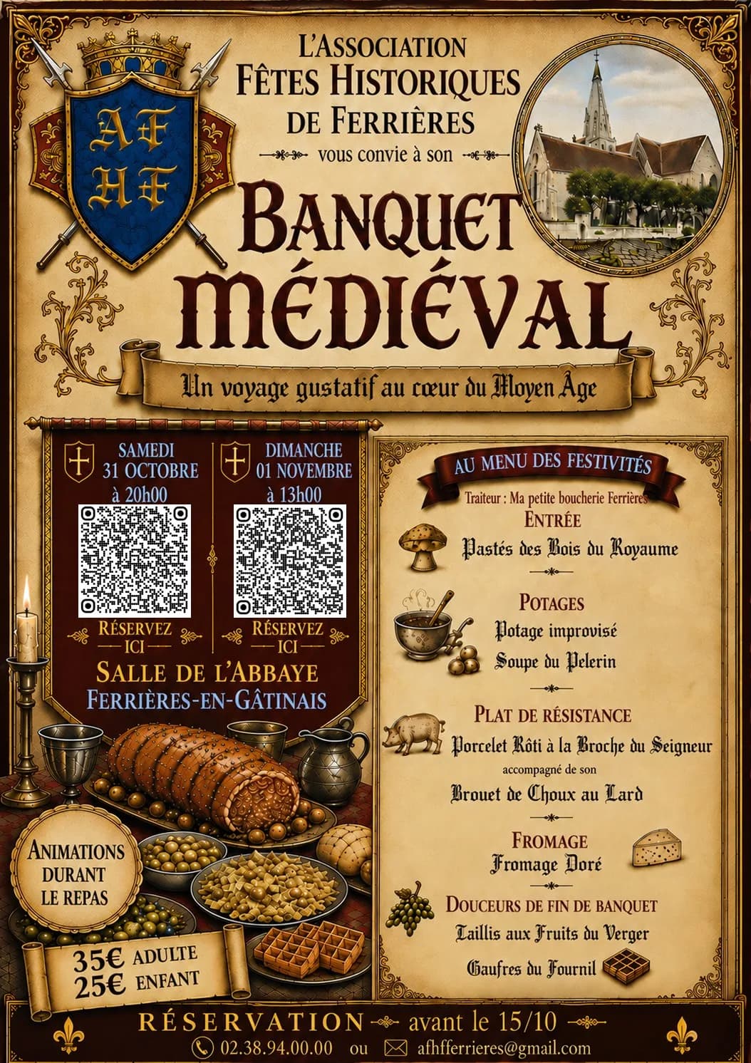 Image 1 : Banquet Médiéval background