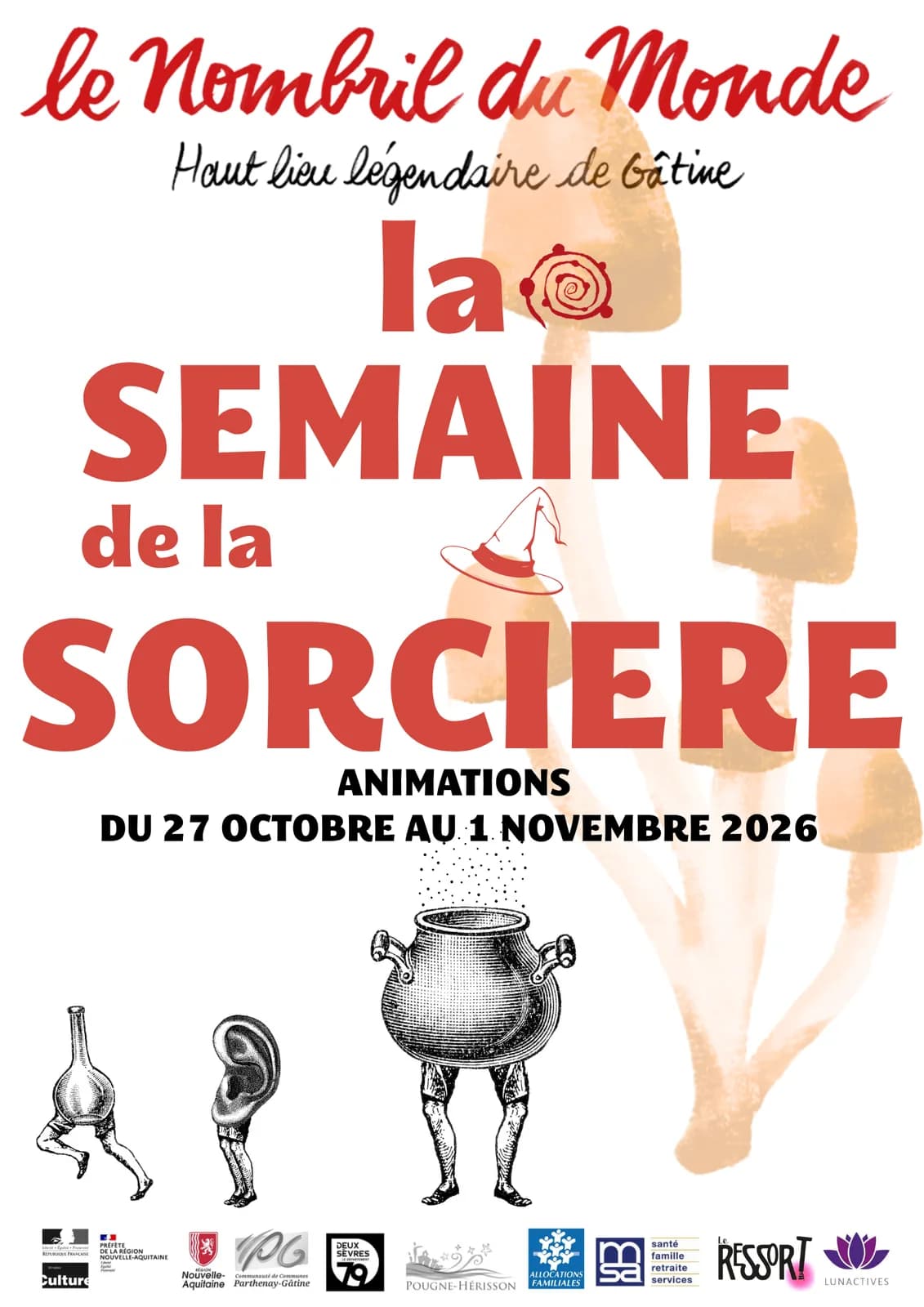 Image 1 : Semaine de la sorcière au Nombril du Monde : Visite contée par une ombilicologue de la Balade à Pou background