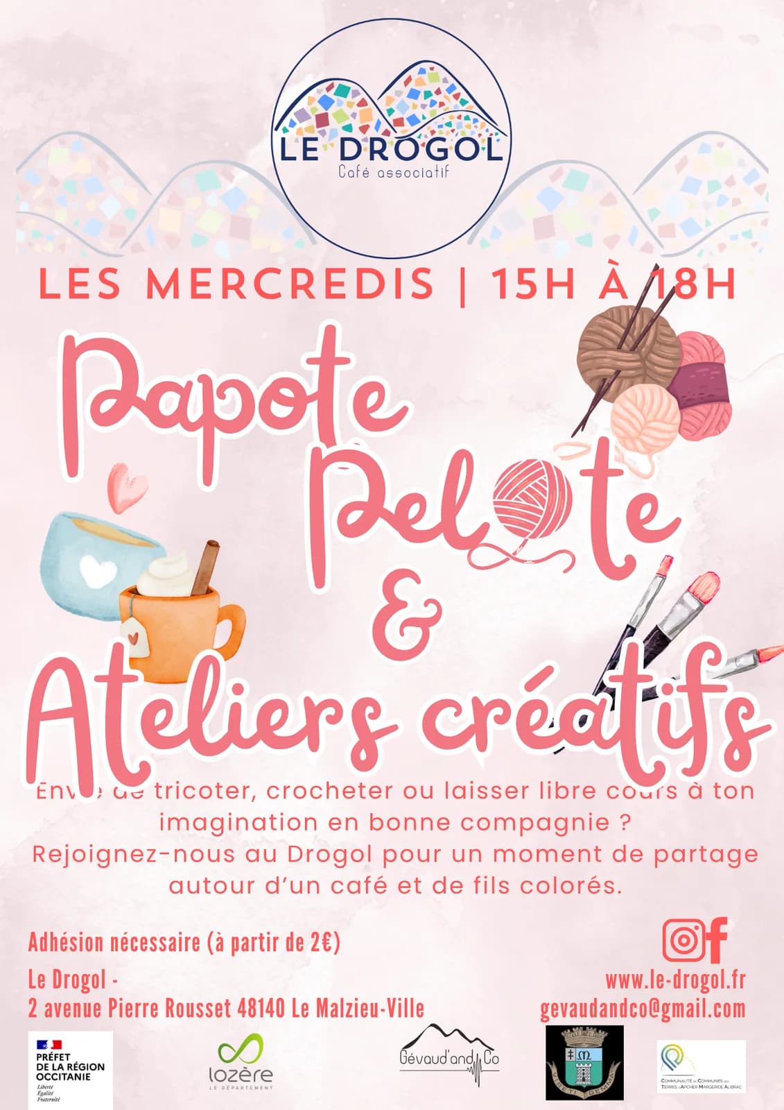 Image 1 : PAPOTE ET PELOTE & ATELIERS CRÉATIFS background