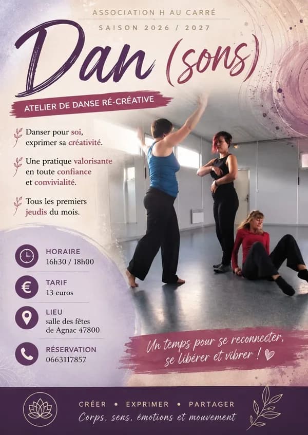 Image 1 : Dan (sons) - Atelier de danse récréative background
