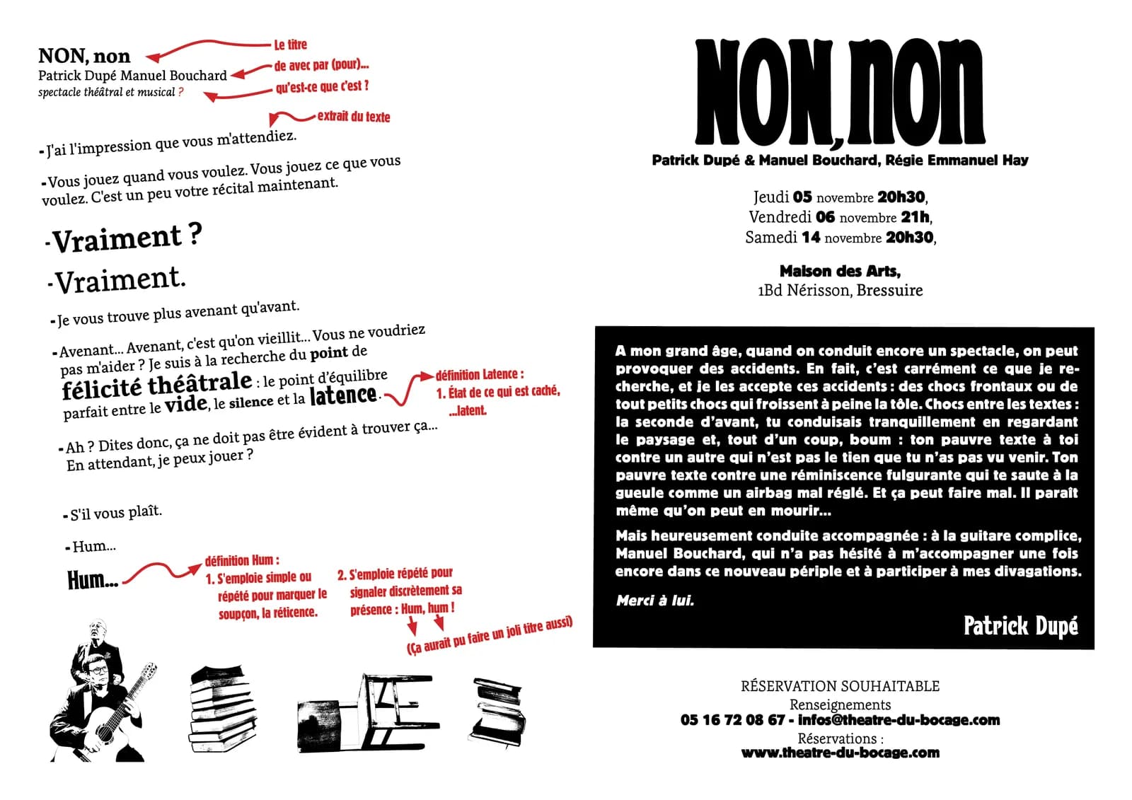 Image 2 : Théâtre - NON, non background