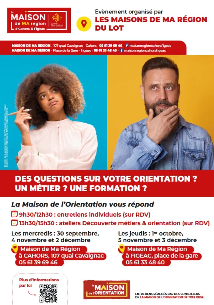 Image 1 : Ateliers d'orientation à Figeac background