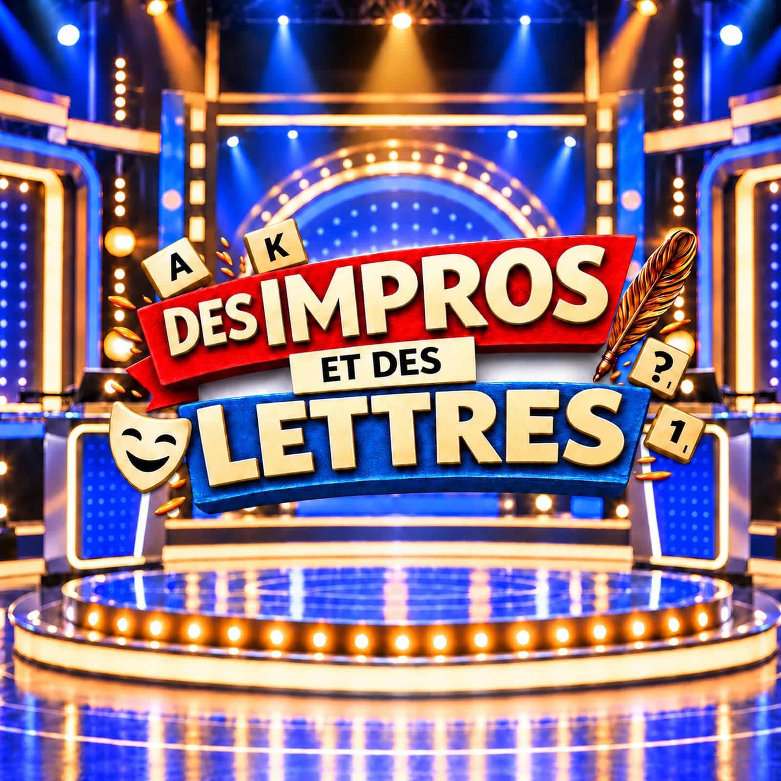 Image 1 : Spectacle - Des impros et des lettres background