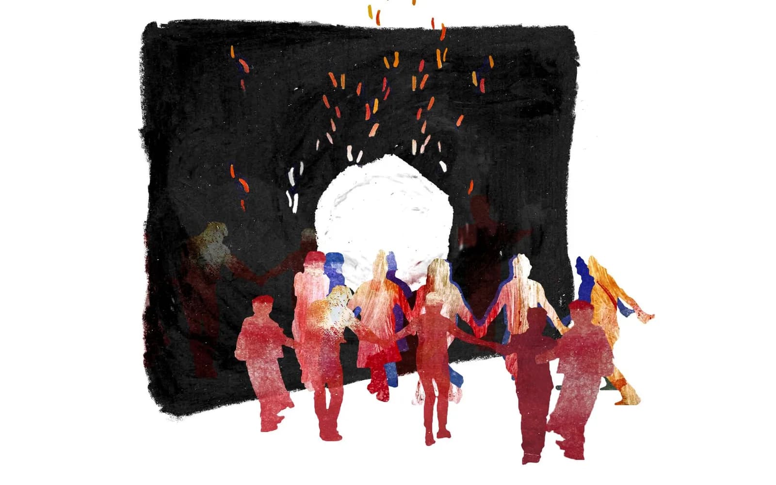 Image 1 : FÊTE LA MORT ! Maylis Raynal & Collectif Myr' background