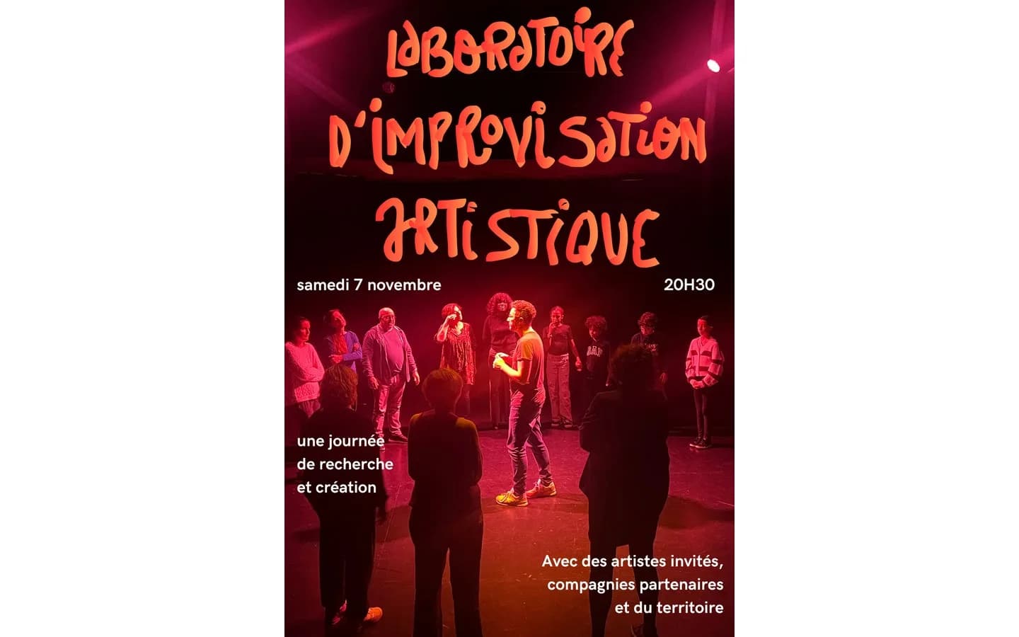 Image 2 : Laboratoire d’improvisation artistique background