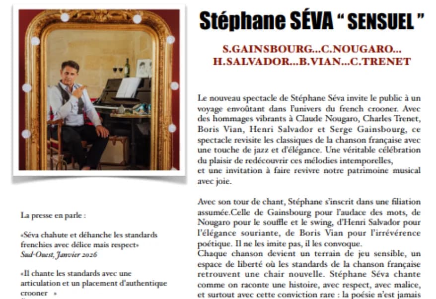 Image 2 : Concert Stéphane Séva background