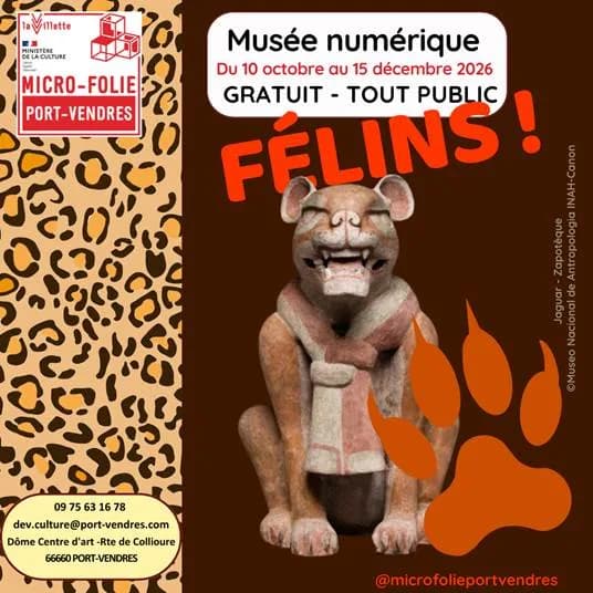 Image 2 : COLLECTION FÉLINS ! MICRO-FOLIE background