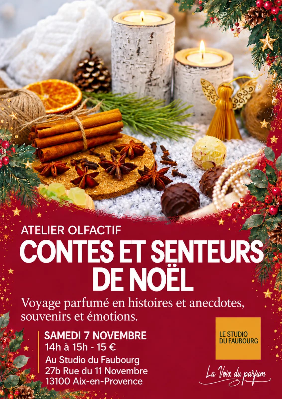 Image 1 : Atelier contes et senteurs de Noël background