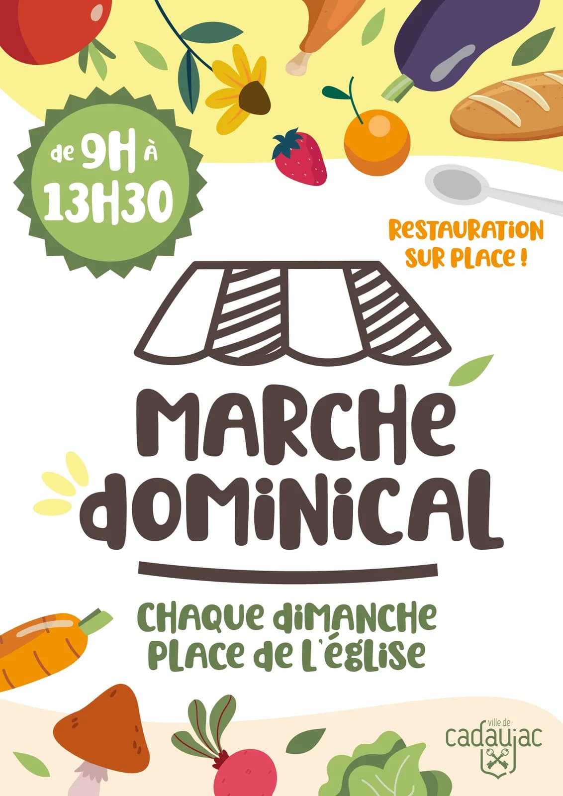 Image 3 : Marché dominical background